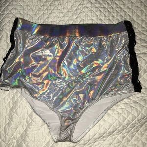 Forever 21 holographic shorts